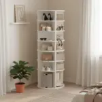 Rotating Bag & Accessories Organizer Space-Saving 360 degree Storage Tower for Handbags, Purses and Women’s Essentials Minimalist Home Decor